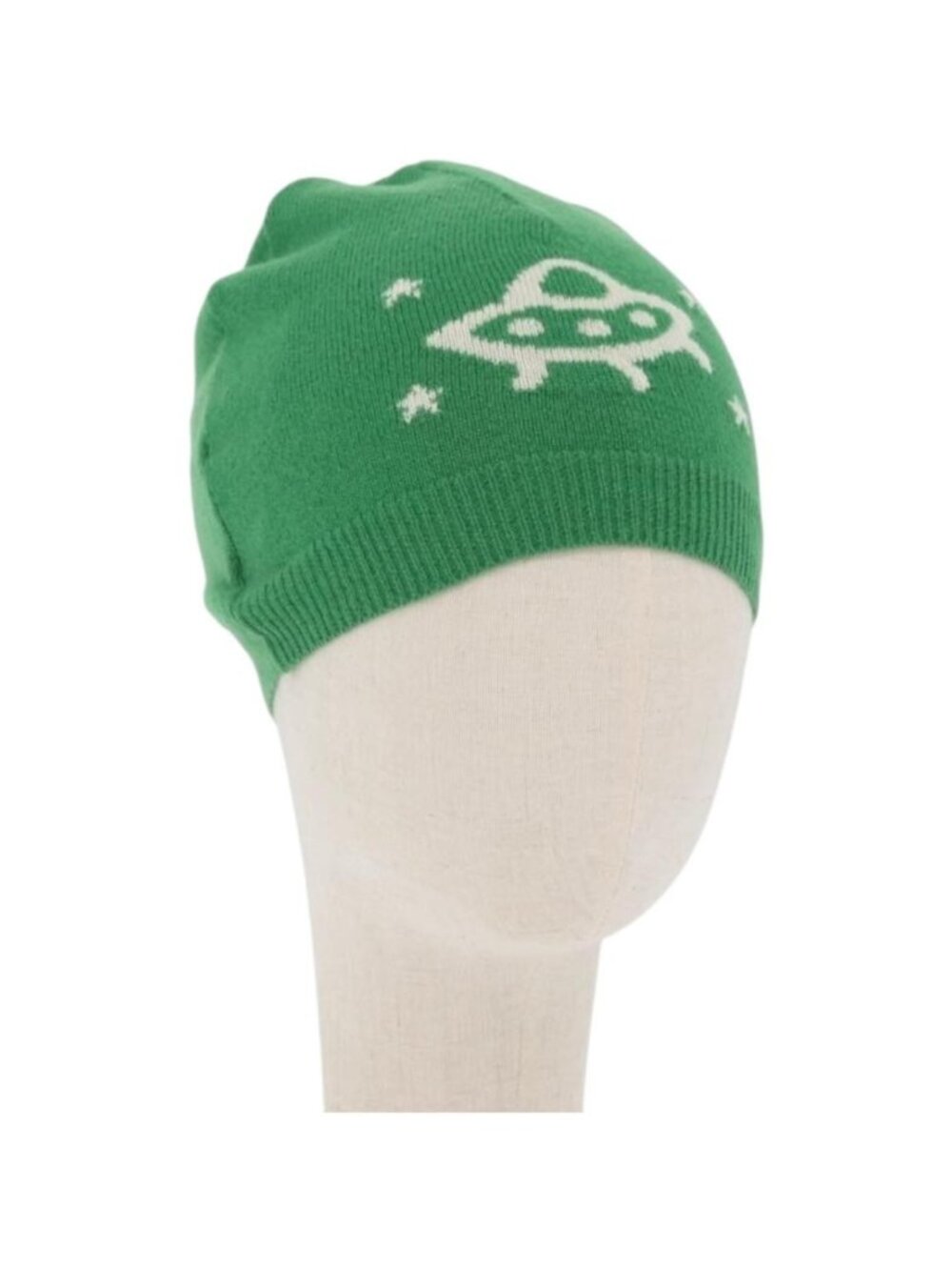 GUCCI GG Canvas knitted Fabrics Cap L Green 748423